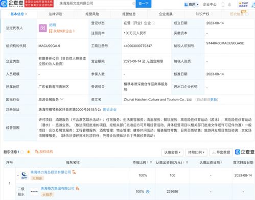 格力集團(tuán)跨界布局文旅產(chǎn)業(yè)，新設(shè)公司拓展旅游與會(huì)展服務(wù)